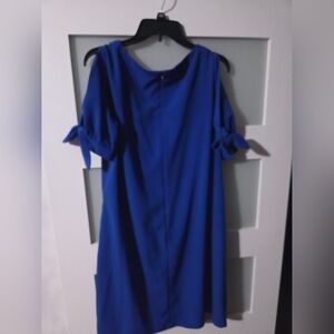 Studio royal blue woman business career dress 12 14